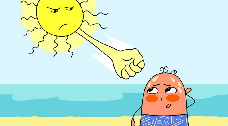 sunstroke clipart sun