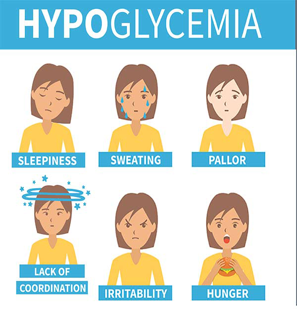 Hypoglycemia and neurological disorders