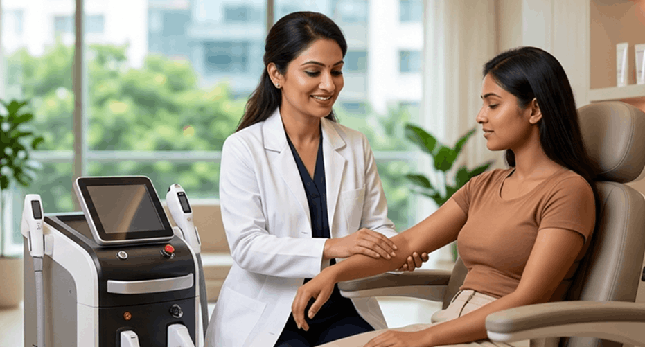 Is diode laser safe for Indian skin